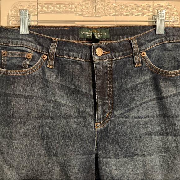 Ralph Lauren Dark Blue Wash Straight Leg Jeans - Picture 2 of 5